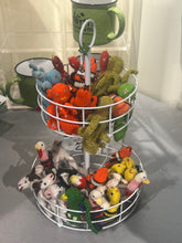 Load image into Gallery viewer, Bright Organic Cotton Animal Finger Puppet