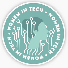Load image into Gallery viewer, Women in Tech Sticker