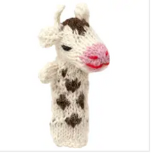 Load image into Gallery viewer, Bright Organic Cotton Animal Finger Puppet