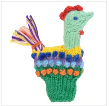 Load image into Gallery viewer, Bright Organic Cotton Animal Finger Puppet