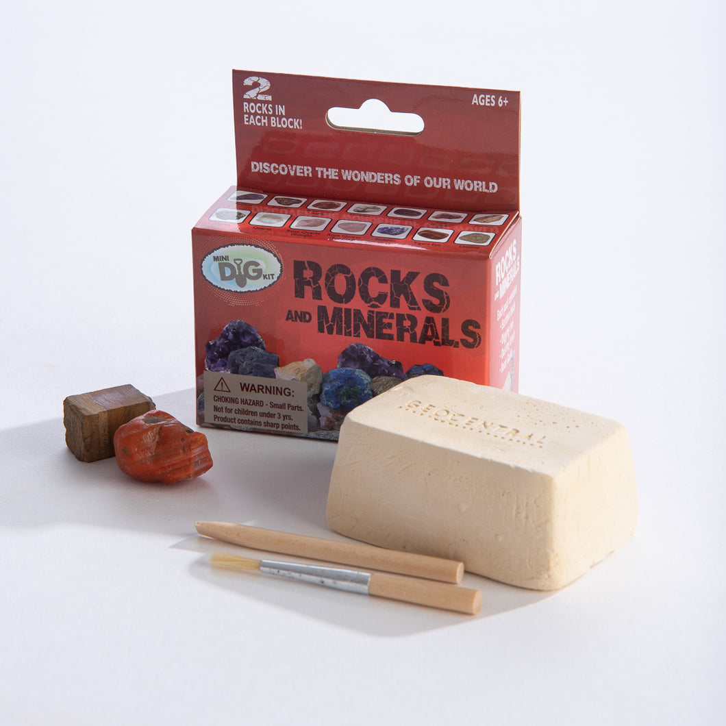 Mini Excavation Kit: Rock & Minerals