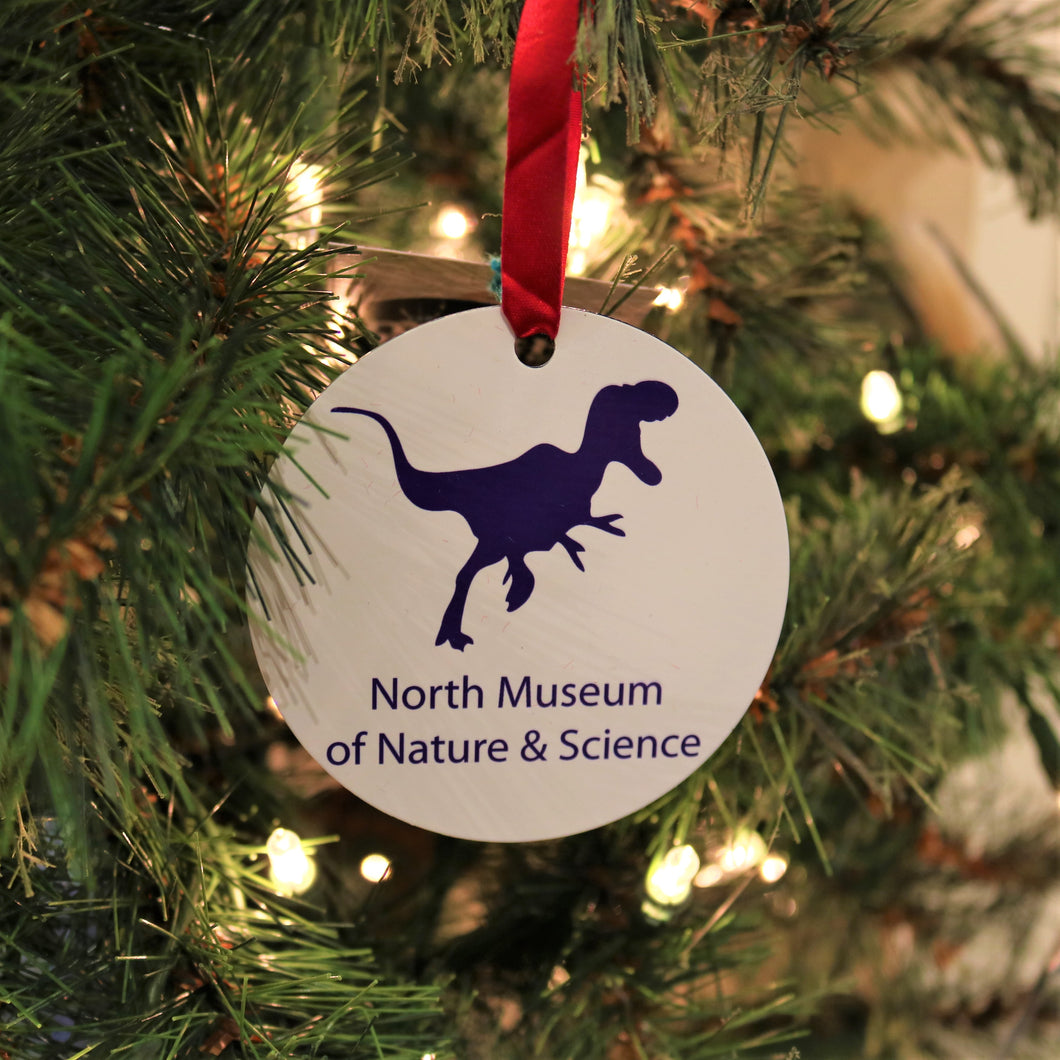 Metal T-Rex North Museum Christmas Ornament