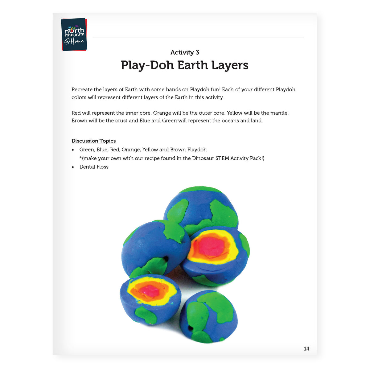 Stem Learning Activity Pack Geology Pre K The North Museum