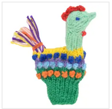 Load image into Gallery viewer, Bright Organic Cotton Animal Finger Puppet

