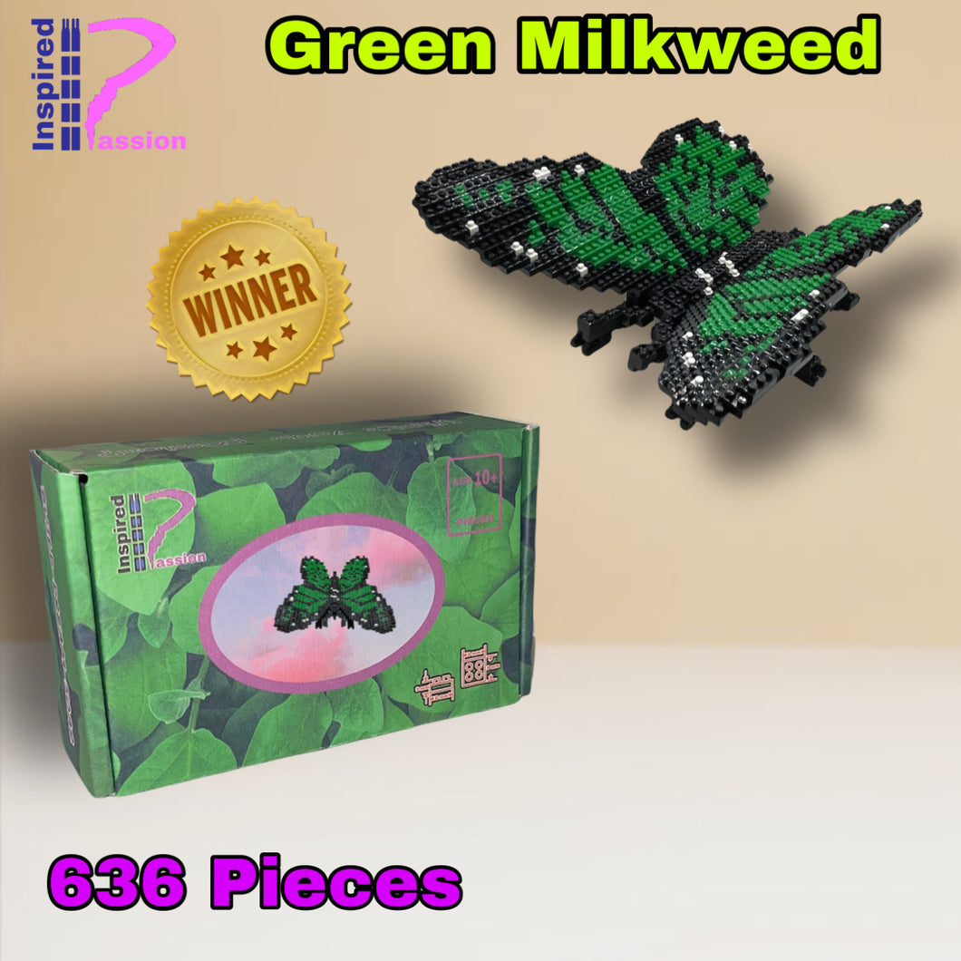 GREEN MILKWEED BUTTERFLY MICROBLOCK MINIMORPH